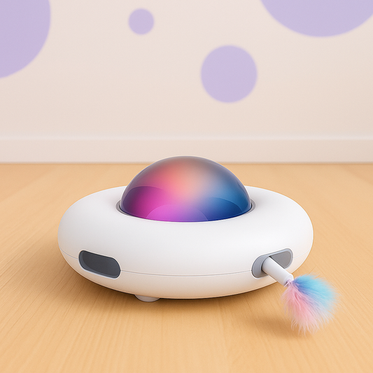 Soucoupe Interactive et Amusante pour chat