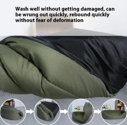 Lit pour chien en polaire imperméable – Doux, réversible et facile à laver